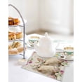 thumbnail image 4 of Easter Cute Bunny Kitchen Dish Towels for Drying Dishes Set of 2, Eggs Spring Daisy Flowers Vintage Waffle Weave Microfiber Hand Tea Bathroom Towels Quick Dry & Absorbent Towel 12x12, 4 of 7