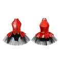 thumbnail image 5 of iiniim Kid Girls Bowknot Ballet Leotard Skirt Sleeveless Sequined Tutu Dress Dancewear 6-16 Red 14, 5 of 7