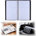 thumbnail image 2 of 1 Pc Business Card Holder Portable Business Card Book Holder Organizer 240 Capacity Credit Card Booklet Durable PU Leather Name Cards Holder Storage File for Men Women, 4.25"x7.28", 240-Card, 2 of 9