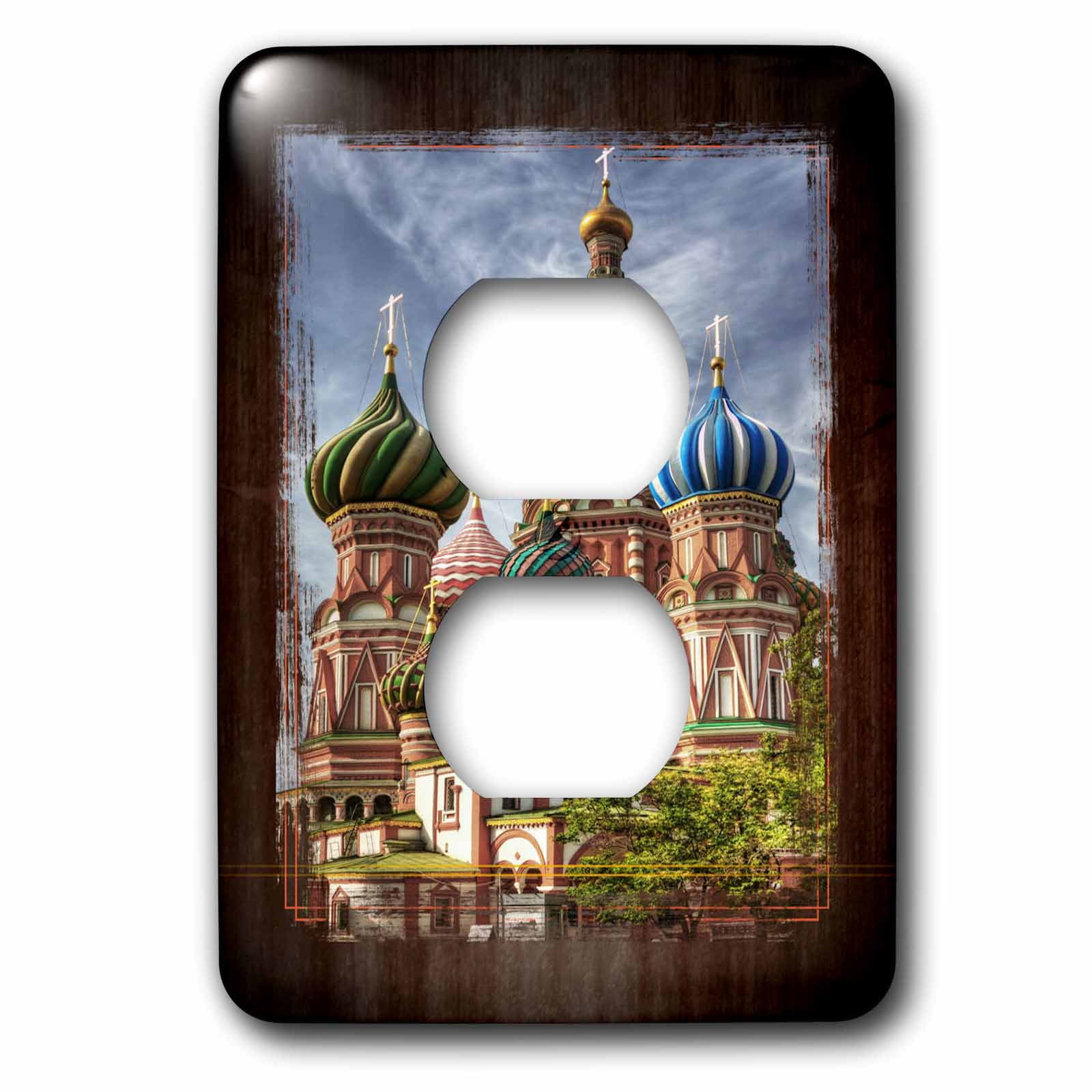 Multi-Color 3dRose lsp_31524_6 Russian Cathedral Outlet Cover Multi-Color 3dRose lsp_31524_6 Russian Cathedral Outlet Cover