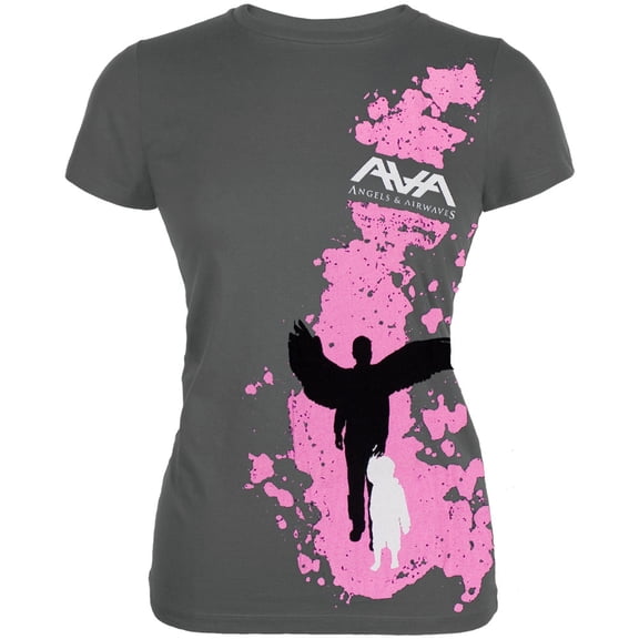 Angels & Airwaves Women's Juniors Angel Splatter Short Sleeve T Shirt