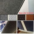 thumbnail image 4 of Tapis Rond Géométrique - Antidérapant et Absorbant, Lavable en Machine pour Chambre, Salon Ou Entrée (Vert Dégradé, 100cm), 4 of 4