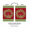 thumbnail image 5 of Evergreen Tis the Season Wreath Burlap Garden Flag 12 x 18 Inches Indoor Outdoor Decor, 5 of 7