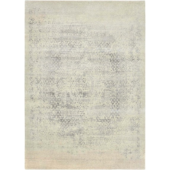 Ahgly Company Indoor Rectangle Mid-Century Modern Tan Brown Oriental Area Rugs, 5' x 7'