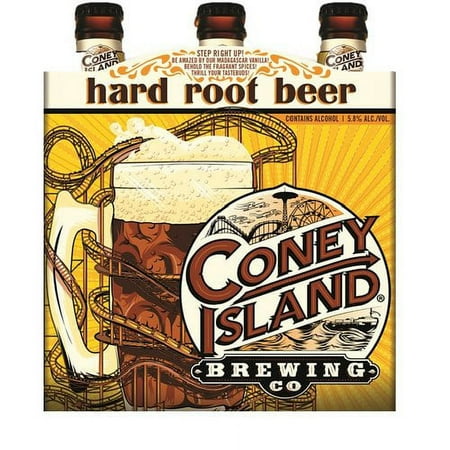 Coney Island Brewing Co Hard Root Beer, 6 pack, 9 fl oz
