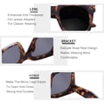 thumbnail image 3 of Gafas de Sol TAOTAOQI Vintage Cuadradas Sobredimensionadas UV400 51 mm, 3 of 9