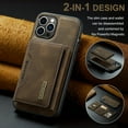 thumbnail image 4 of Wallet Case For IPhone 14 13 12 Pro Max Plus With Card Holder,Detachable Magnetic Faux Leather Kickstand Case With 8 Card Slots,Shockproof Cover, 4 of 5
