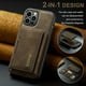 thumbnail image 4 of Wallet Case For IPhone 14 13 12 Pro Max Plus With Card Holder,Detachable Magnetic Faux Leather Kickstand Case With 8 Card Slots,Shockproof Cover, 4 of 5