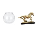 thumbnail image 1 of Escultura Decorativa De Arte Coleccionable Para Decoración De Escritorio, Muebles De Sala De Estar, Decoración Del Hogar, Pecera Pequeña Transparente, Acuario, Pecera., 1 of 8