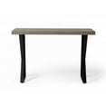 thumbnail image 2 of Saltoro Sherpi Rectangular Concrete Top Console Table with Metal Legs, Gray and Black, 2 of 2