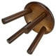 thumbnail image 4 of Taburetes de madera multiusos para el hogar Banco peque?o lindo Asiento para ni?os Taburete para muebles de bricolaje Taburete peque?o de madera(Redondo Marrón Nuez) ni?os Taburete Higoodz muebles, 4 of 7