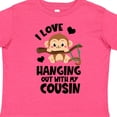 thumbnail image 4 of Inktastic Monkey I Love Hanging out with My Cousin Boys or Girls Toddler T-Shirt, 4 of 5