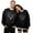 Black, variant on Valentine's Day Women Oversize Sweatshirts Lover Heart Graphic Shirts Couple's Printed Crew Neck Hoodless Men 2026 Fall Warm Clothes
