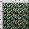 thumbnail image 3 of oneOone Silk Tabby Black Fabric Tropical Sewing Craft Projects Fabric Prints By Yard 42 Inch Wide, 3 of 5