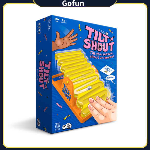 Juego de mesa Tilt 'n' Shout Speedy Family para adultos y niños