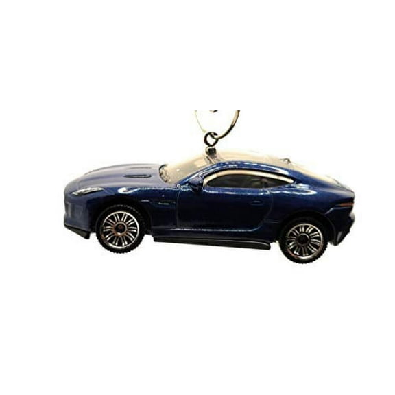 2015 Jaguar F-Type Coupe Christmas Ornament 1:64 Blue