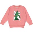 thumbnail image 2 of Inktastic Kawaii Cats Christmas Tree Toddler Sweatshirt, 2 of 4
