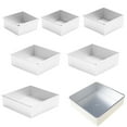 thumbnail image 2 of Techinal 4-10 Inch DIY Square Non Stick Cake Pan Pie Loaf Toast Bread Mold Bakeware Tray Baking Supplies, 2 of 19