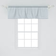 thumbnail image 2 of Ambesonne Abstract Valance Pack of 2, Geometric Diagonal Rhombs, 54"X18", Pale Slate Blue and White, 2 of 4