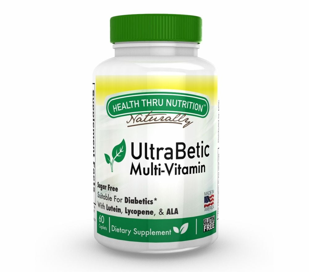 UltraBetic MultiVitamin and Mineral Formula (60 Caplets) (Sugar Free