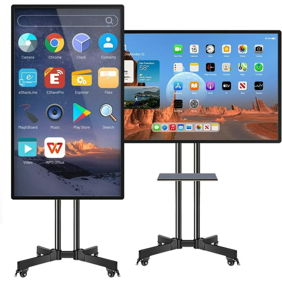 JYXOIHUB Samrt Board, 49 Inch Digital Electronic Whiteboard and Smartboard Touchscreen 4K Monitor Player for Advertisin for Presentation