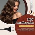 thumbnail image 5 of 32Mm Eu Plug Professional Ceramic Anion Hair Curler Straightener Hot Heat Comb Electric Lcd Hair Brush Curling Comb Round Large Roller Waver, 5 of 5