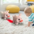 thumbnail image 4 of Fufafayo under $5 Plush Pig Toy, Plush Pig Toy, Stuffed Animal with Vertical Ears, Soft Cuddly Companion for Bed, Nursery, Playroom, Interactive Plushies for Toddlers, Birthday Gift, 4 of 6