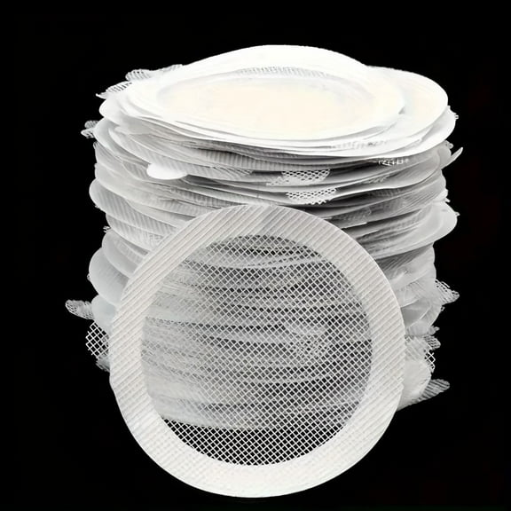 Homneer 20pcs Shower Drain Hair Catcher Covers, Anti-Clogging & Drain Mesh Stikcer, Mesh Filter Sticker