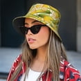 thumbnail image 3 of Corn Pattern Bucket Hat Foldable Fisherman Outdoor Summer Camping Travel Hiking Caps for Men Women, 3 of 7