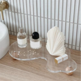thumbnail image 3 of Irregular Cloud Shape Acrylic Cosmetic Tray Transparent Earrings Jewelry Display Rack Desktop Organizer, Display Stand, 3 of 7