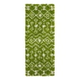 thumbnail image 5 of Unique Loom Moroccan Trellis Shag Collection Area Rug - Meknes (2' x 5' 1" Runner Green/Ivory), 5 of 6