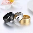 thumbnail image 4 of EOEMY 8mm Silver/Gold/Black Prayer Jewelry Men'S Cross Ring Stainless Steel Size 7-13-1 Pcs Black-8, 4 of 9