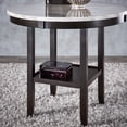 thumbnail image 6 of Weston Home Banford White Faux Marble Counter Height  Round Table, 42" Table, 6 of 7