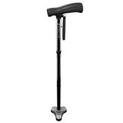 [2 Pack]- HurryCane Freedom Edition Folding Cane with T Handle, Black