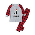 thumbnail image 1 of Birdeem Ensemble de Pyjama Parent-Enfant de Noël à la Mode, Tenue d'Intérieur à Carreaux, Col Rond à Manches Longues pour Enfant, Pantalon de Pyjama de Noël, 1 of 4