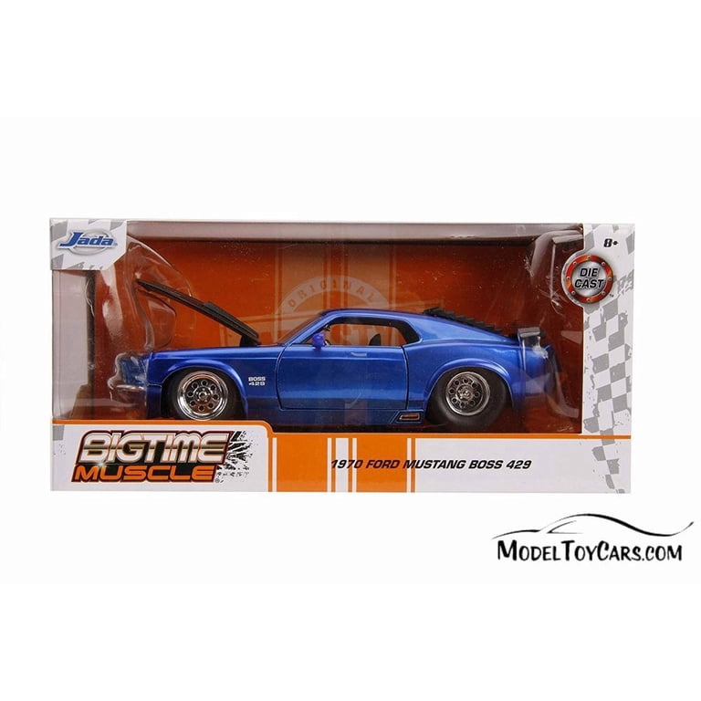 1970 Ford Mustang Boss 429, Candy Blue - Jada 31647 - 1/24 scale