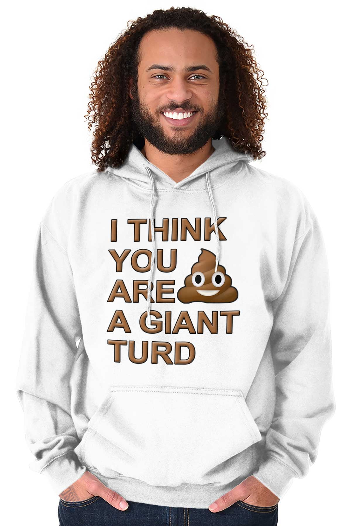 Brisco Brands Emoji Hoodies Sweat Shirts Sweatshirts Think You Are