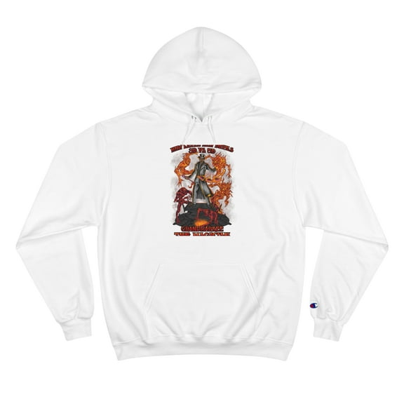 Angels Vs. Demons By Grandmarkee The Magician Unisex Heavy Champion Hoodie