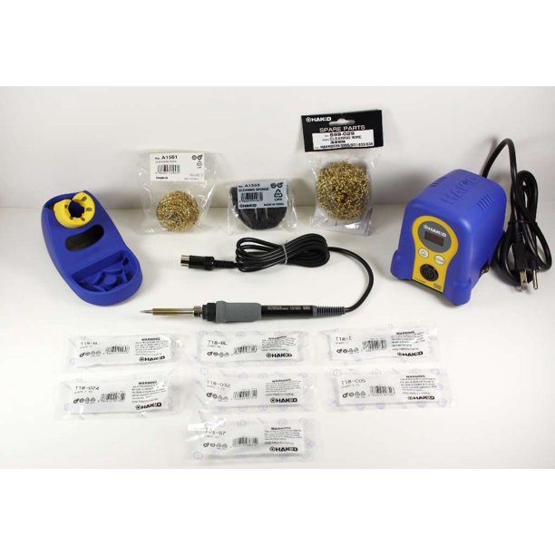 Hakko FX888D-23BY Soldering Station with T18-B/BL/I/D24/D32/C05/S7/599