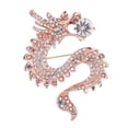 thumbnail image 3 of Pin de solapa vintage Yinane Broche de dragón para esmoquin, 3 of 8