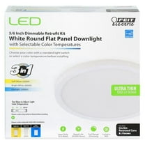 Feit Electric 74206/CA Round LED Recessed Downlight, White, 10.5 W