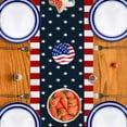 thumbnail image 5 of 4th of July Decorations - Patriotic USA Stars Table Runner for Home | Memorial Day Decorations - 250th Anniversary Fourth of July Accessories Decor Party Supplies Indoor, 5 of 9