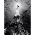 thumbnail image 3 of Carrara, Antoine 19x24 Black Modern Framed Museum Art Print Titled - Sa Majeste La Tour Eiffel, 3 of 5