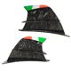 thumbnail image 4 of 2 piezas de carenados de alerón lateral de motocicleta aptos para NINJA 400 250 Z900 Z1000 estilo mármol brillante, 4 of 5
