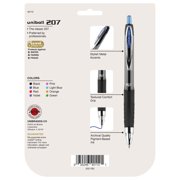 uniball™ 207 أقلام جل قابلة للسحب، نقطة متوسطة (0.7 مم)، متنوعة، 8 عبوات