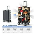 thumbnail image 6 of Balery Luggage Cover Various Mushrooms Print Suitcase Covers for Luggage Elastic Washable Suitcase Protector Fits 18-32 Inch Luggage-Small, 6 of 9