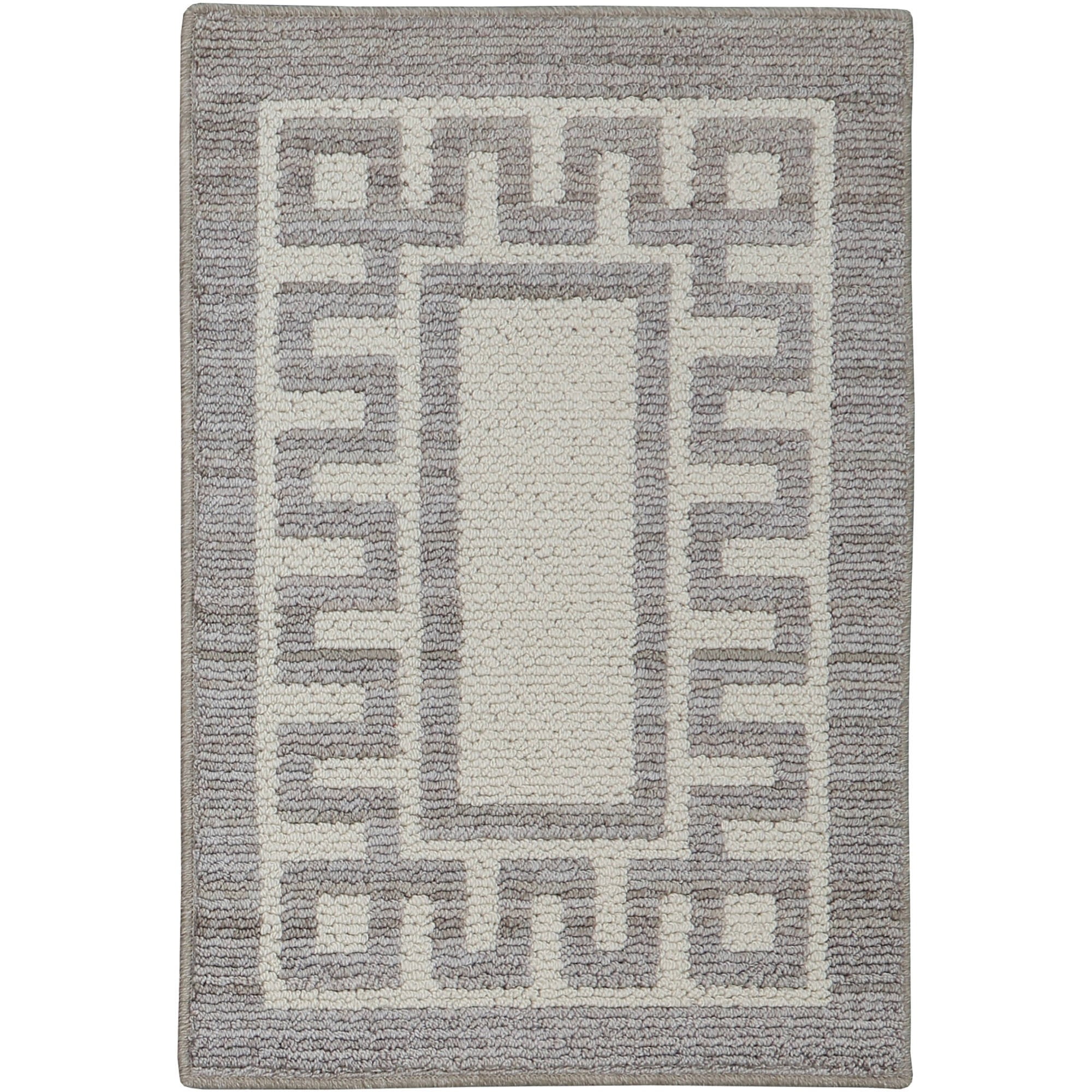 Mohawk Mh 20x34 Greek Key Grey Accent Rug