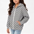 thumbnail image 6 of Asgosdo Polka Dot Jackets for Girls Zip Long Sleeve Cute Lightweight Hooded Jacket with Pocket Size 4-12Y, 6 of 7