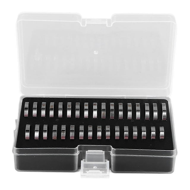 Portable and Exquisite Stainless Steel Ring Size Measuring Tool with Storage Box