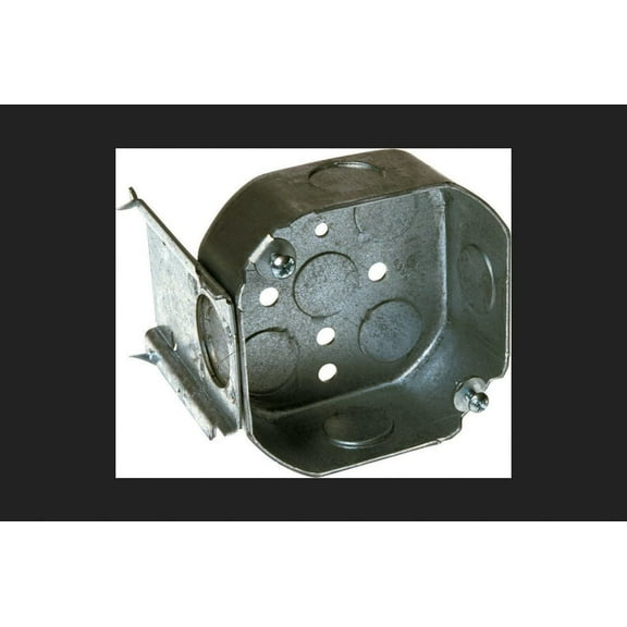 Raco Octagon Box 15.5 Cu In J 4 Side Knockouts 1/2 " Steel Bulk